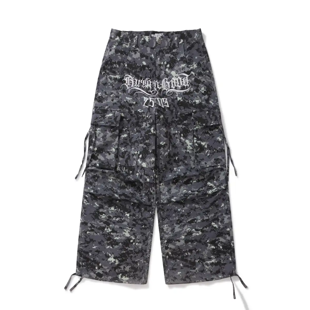 Burnin* "2503" Digital Camouflage Wide-Leg Pants