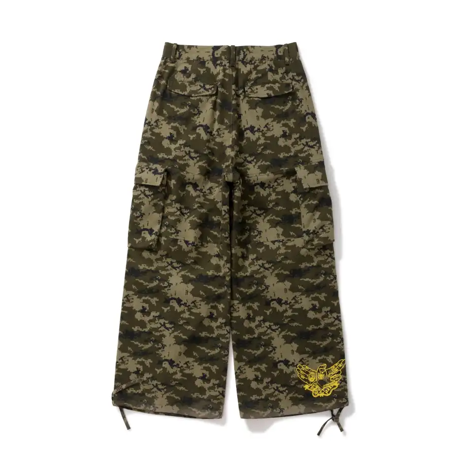 Burnin* "2503" Digital Camouflage Wide-Leg Pants - 4
