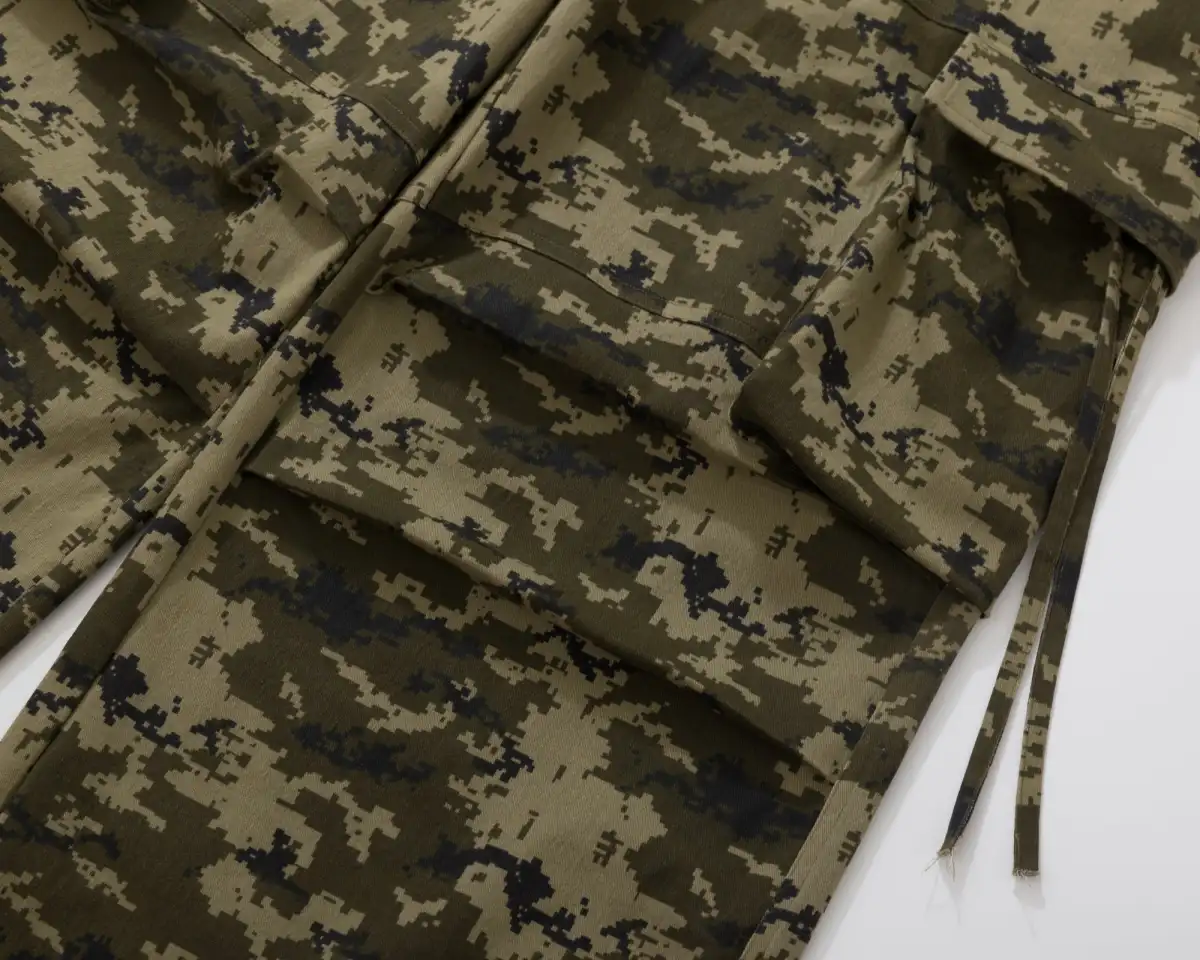 Burnin* "2503" Digital Camouflage Wide-Leg Pants