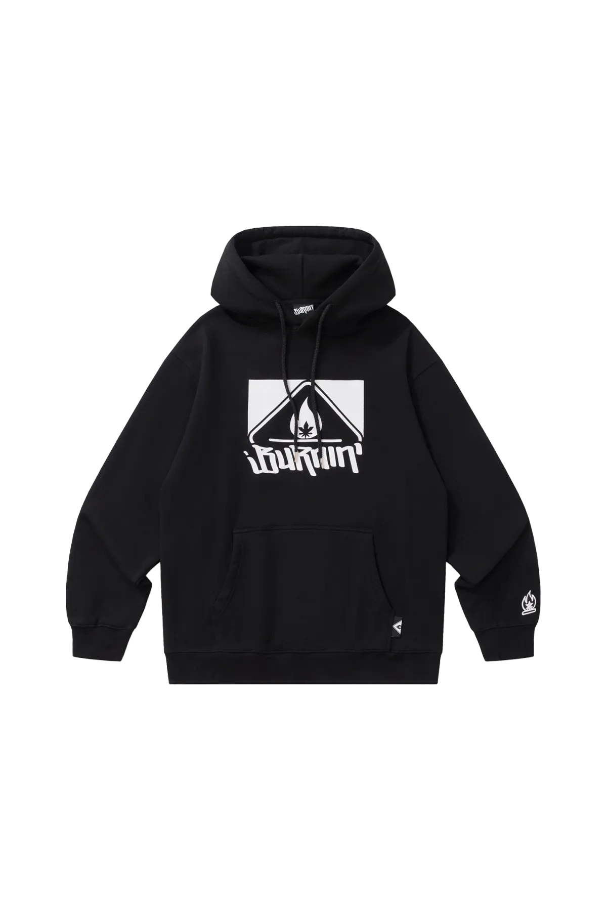 BURNIN* Square LOGO New Style Hoodie