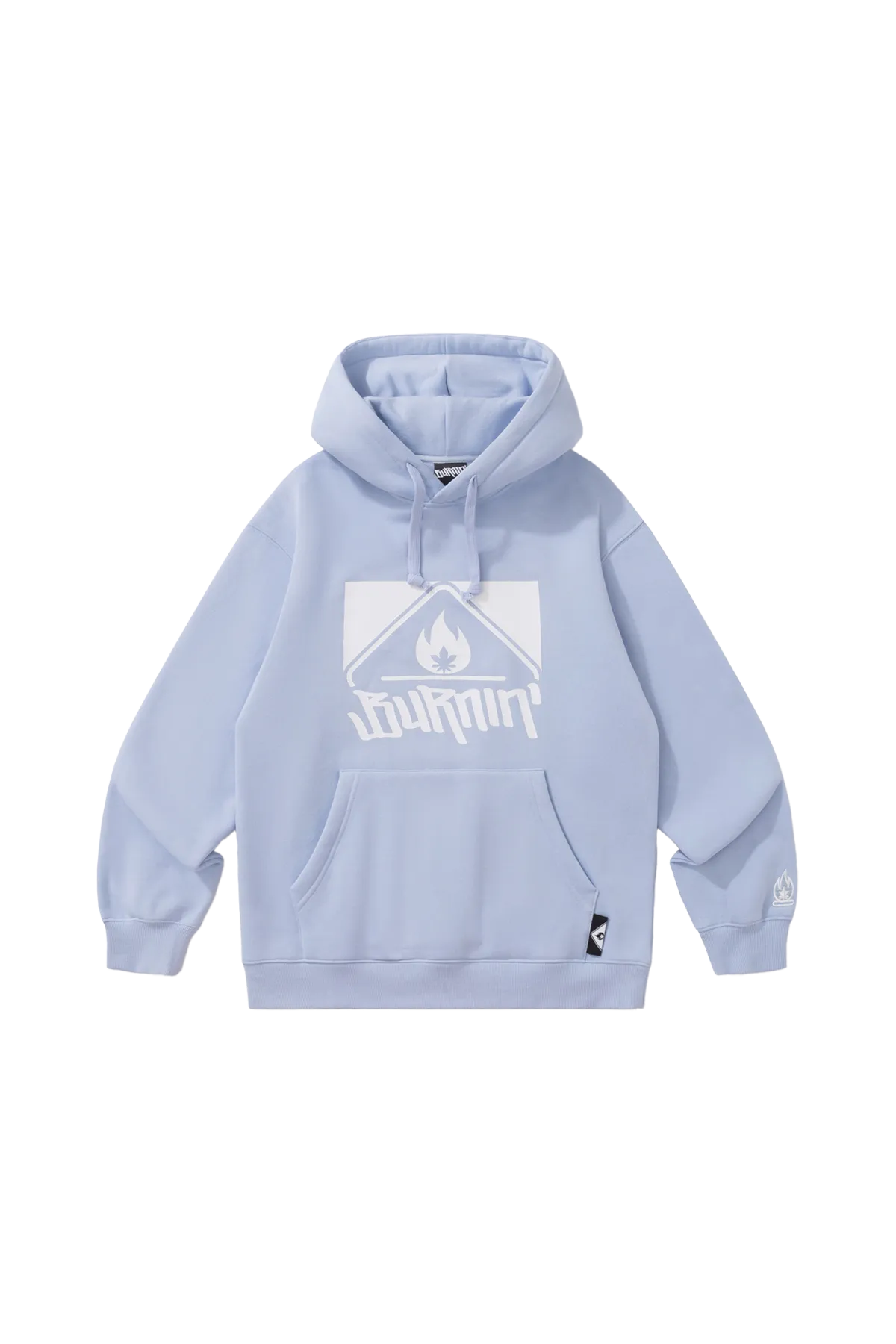 BURNIN* Square LOGO New Style Hoodie