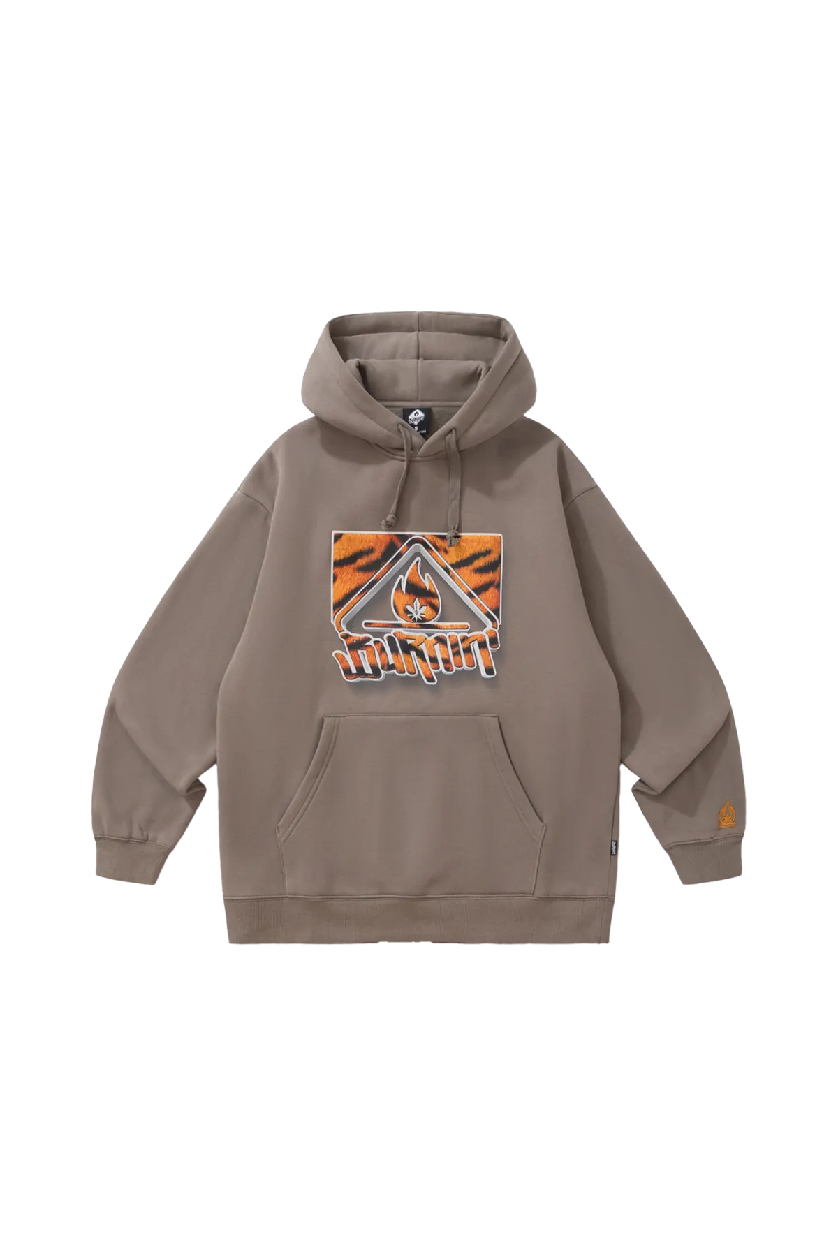 BURNIN* Square LOGO New Style Hoodie