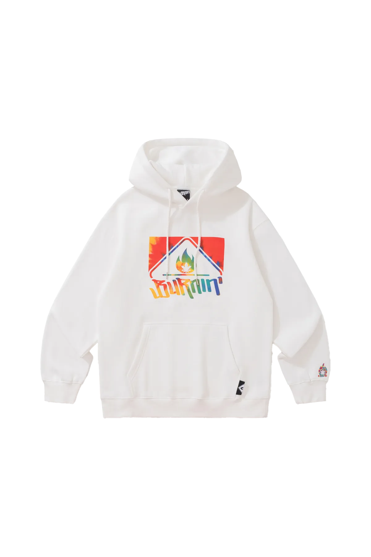 BURNIN* Square LOGO New Style Hoodie
