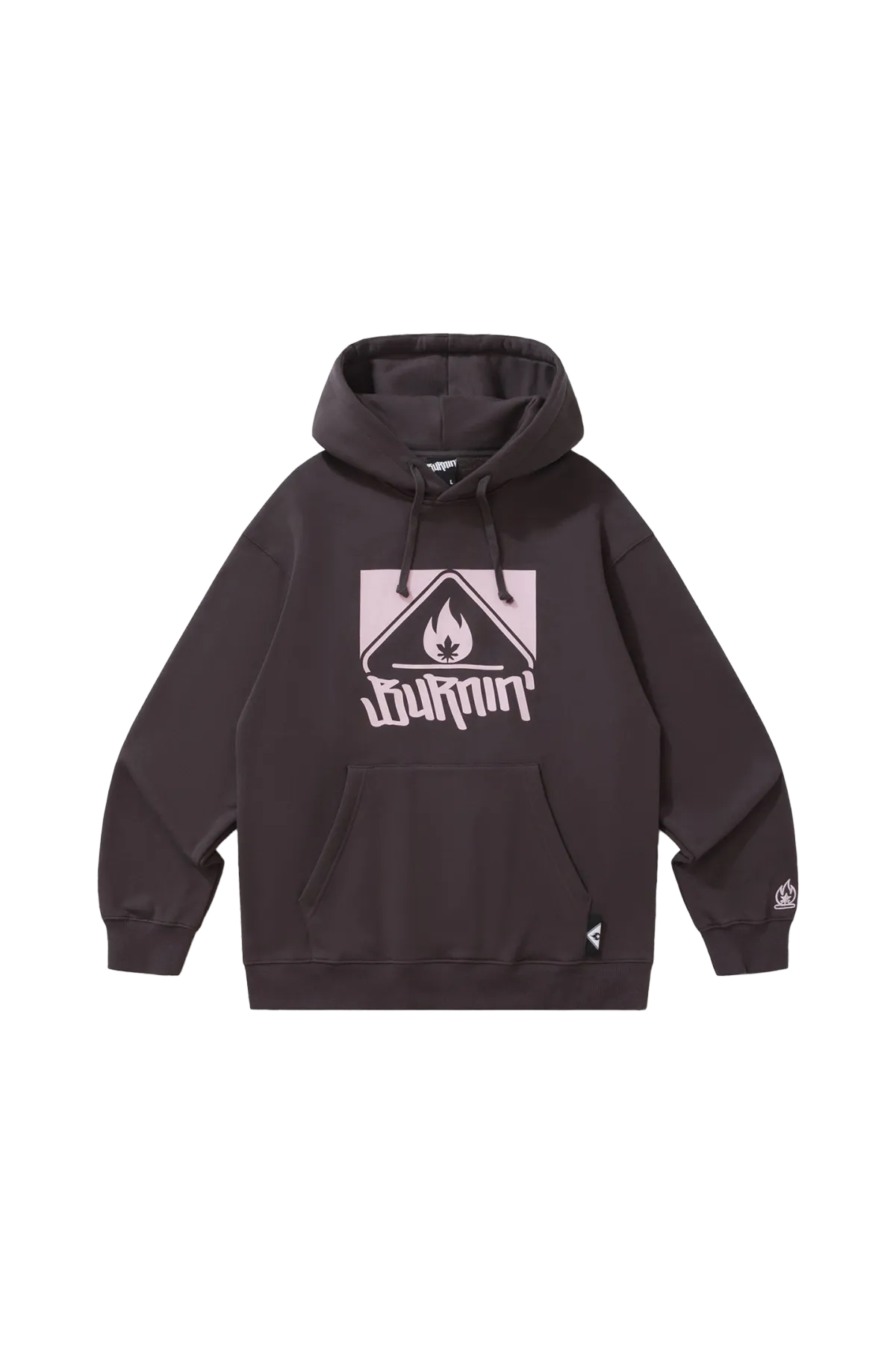 BURNIN* Square LOGO New Style Hoodie