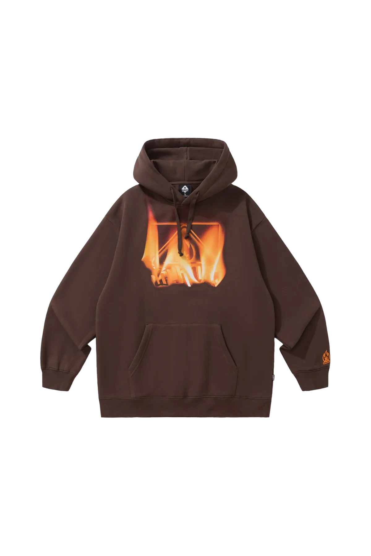 BURNIN* Square LOGO New Style Hoodie