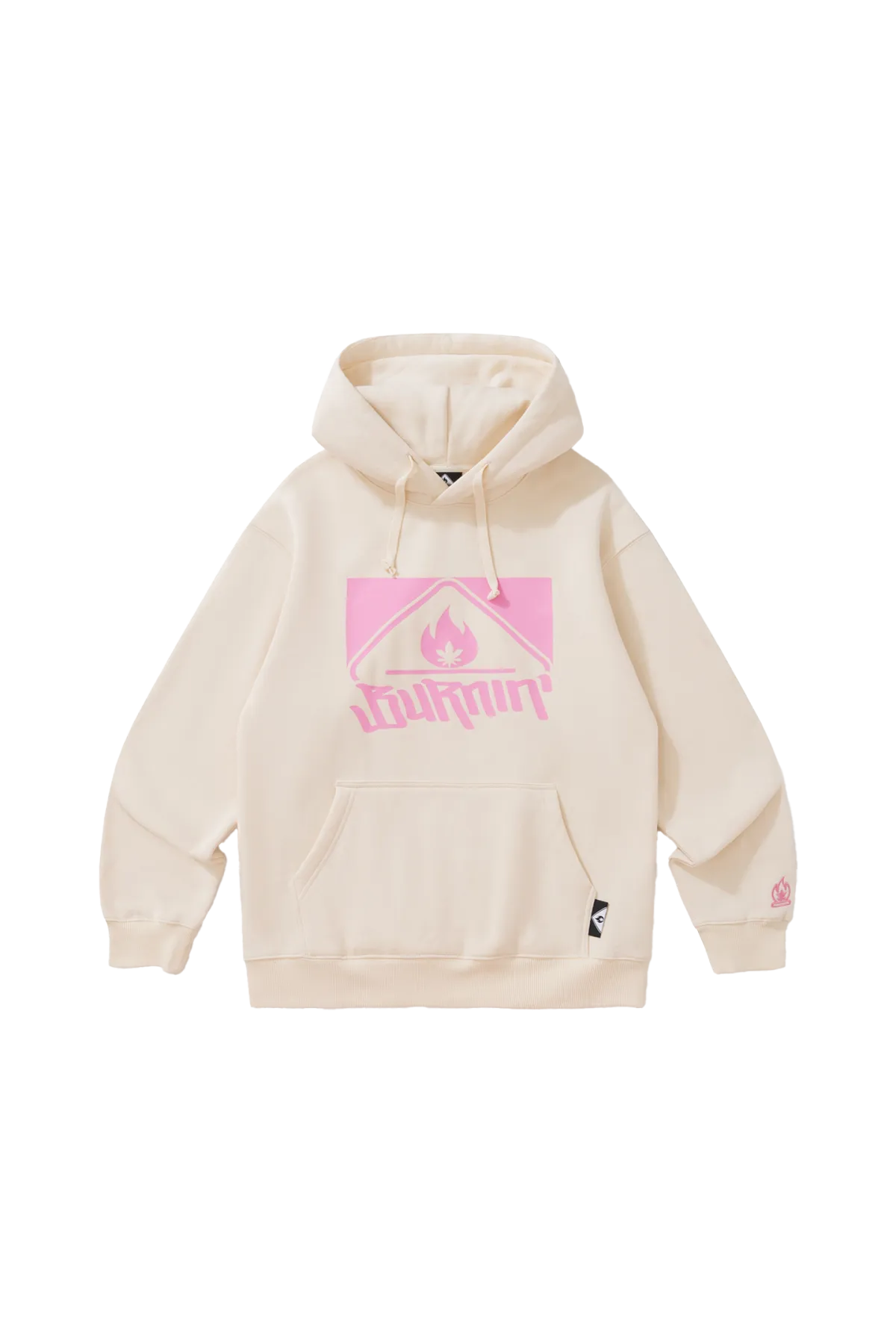 BURNIN* Square LOGO New Style Hoodie