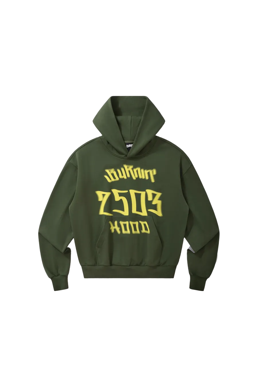 BURNIN*Phantom Logo Contrast Tire Print Hoodie - 3