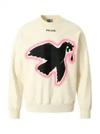 YADcrew | Peace Dove Printed Sweatshirt For Couple