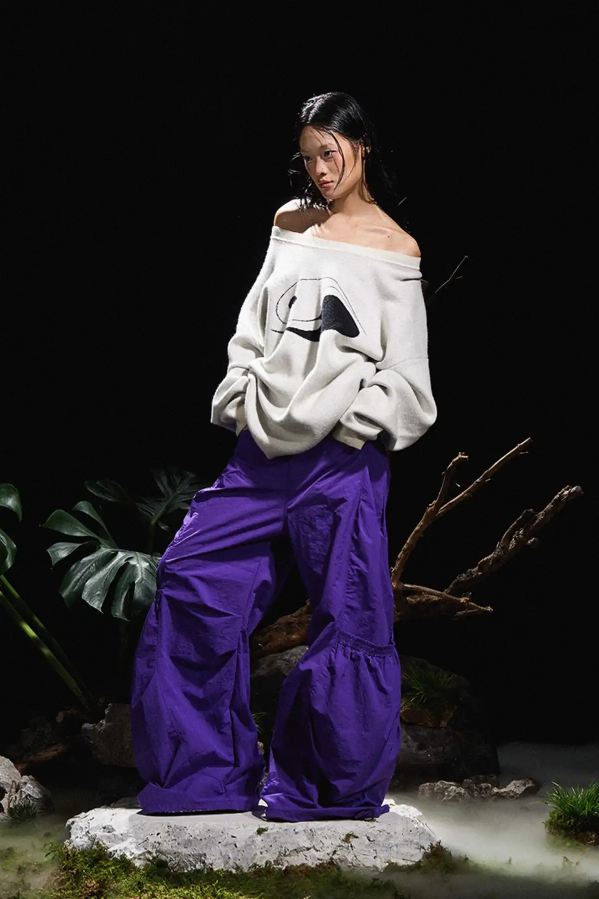 RELABEL丨Transform Tai Chi Oversized Wool Sweater
