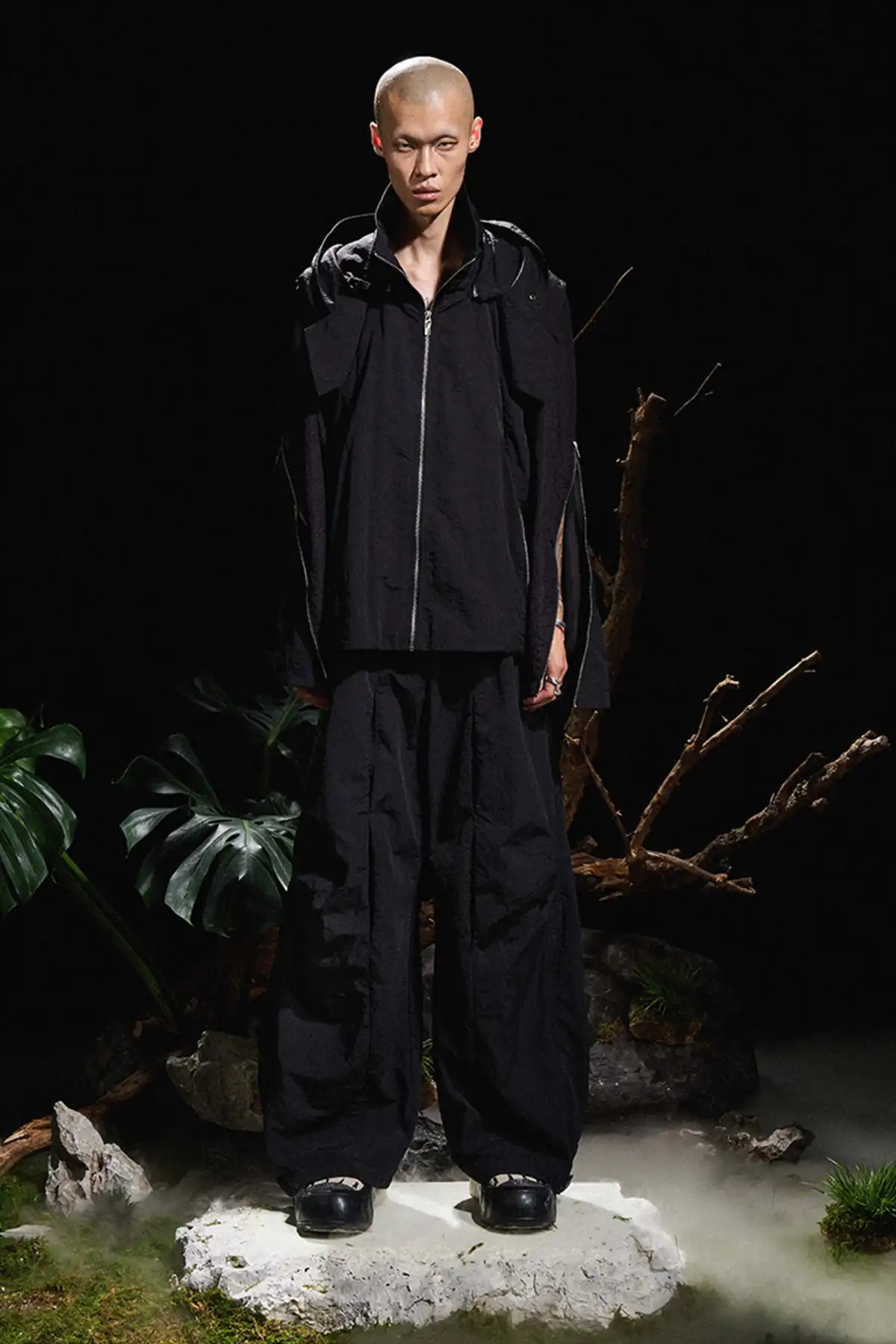 RELABEL丨Multi-zip Patchwork Casual Pants