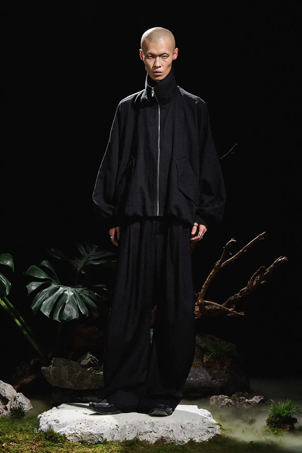 RELABEL丨Pleated Deconstructed Trousers