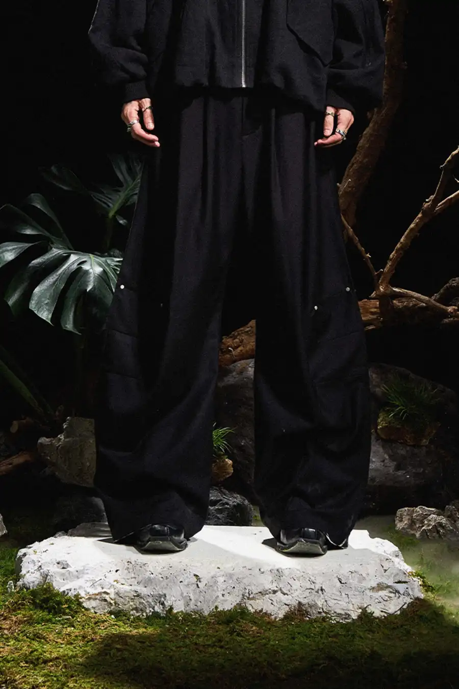 RELABEL丨Pleated Deconstructed Trousers - 3