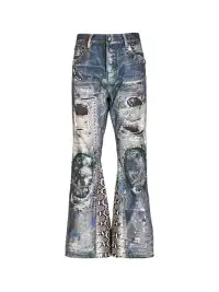 GLACIERBOY丨"RAP STAR" SERIES Snake Waxed Jeans