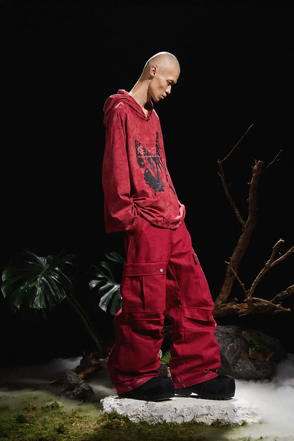 RELABEL丨Big Pocket Cargo Cannon Pants