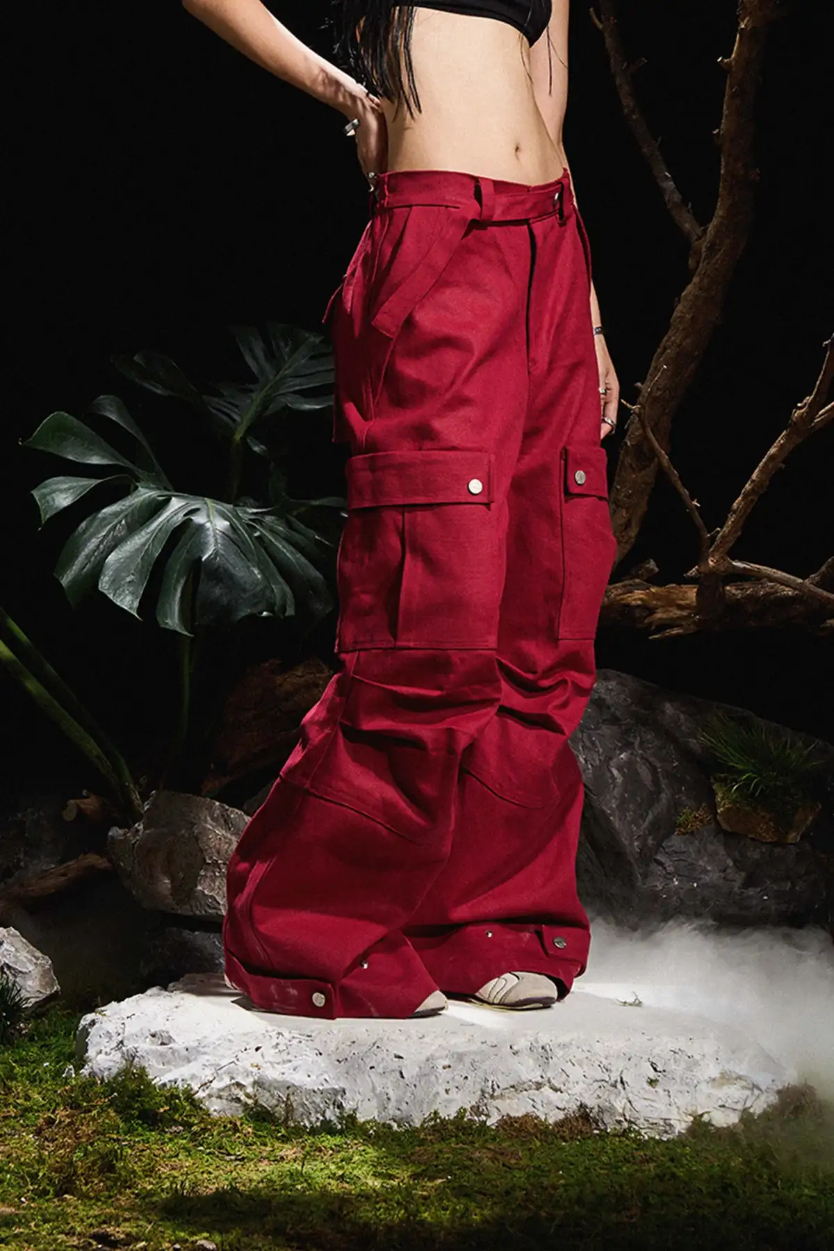 RELABEL丨Big Pocket Cargo Cannon Pants