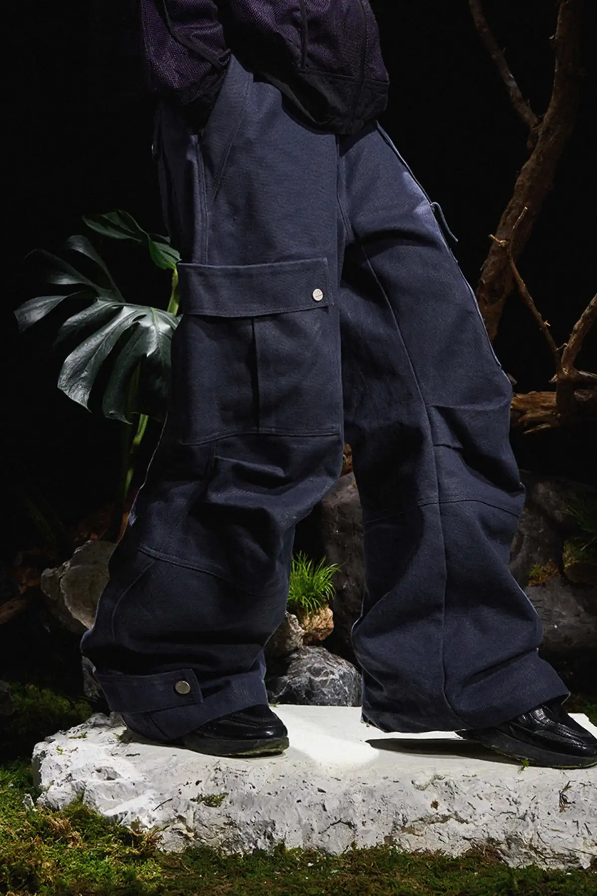 RELABEL丨Big Pocket Cargo Cannon Pants