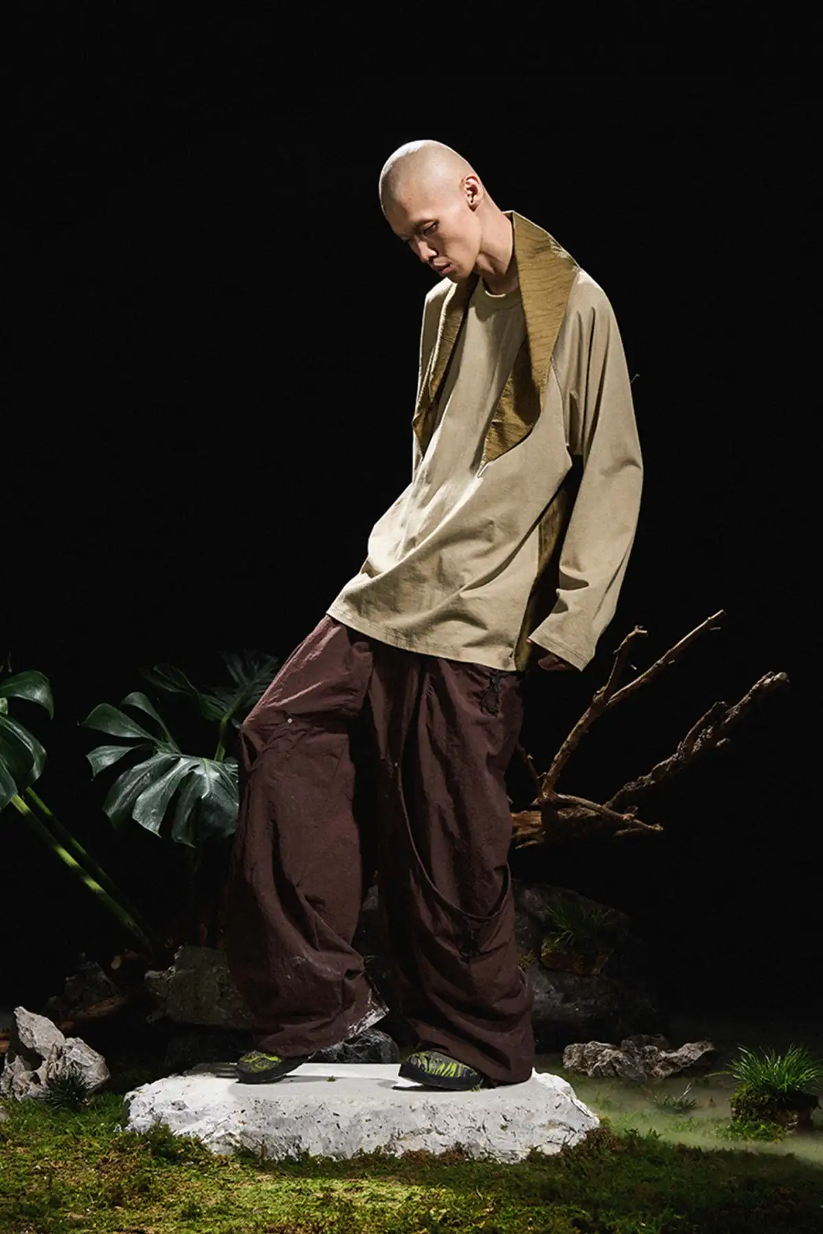 RELABEL丨Drawstring Nylon Pants