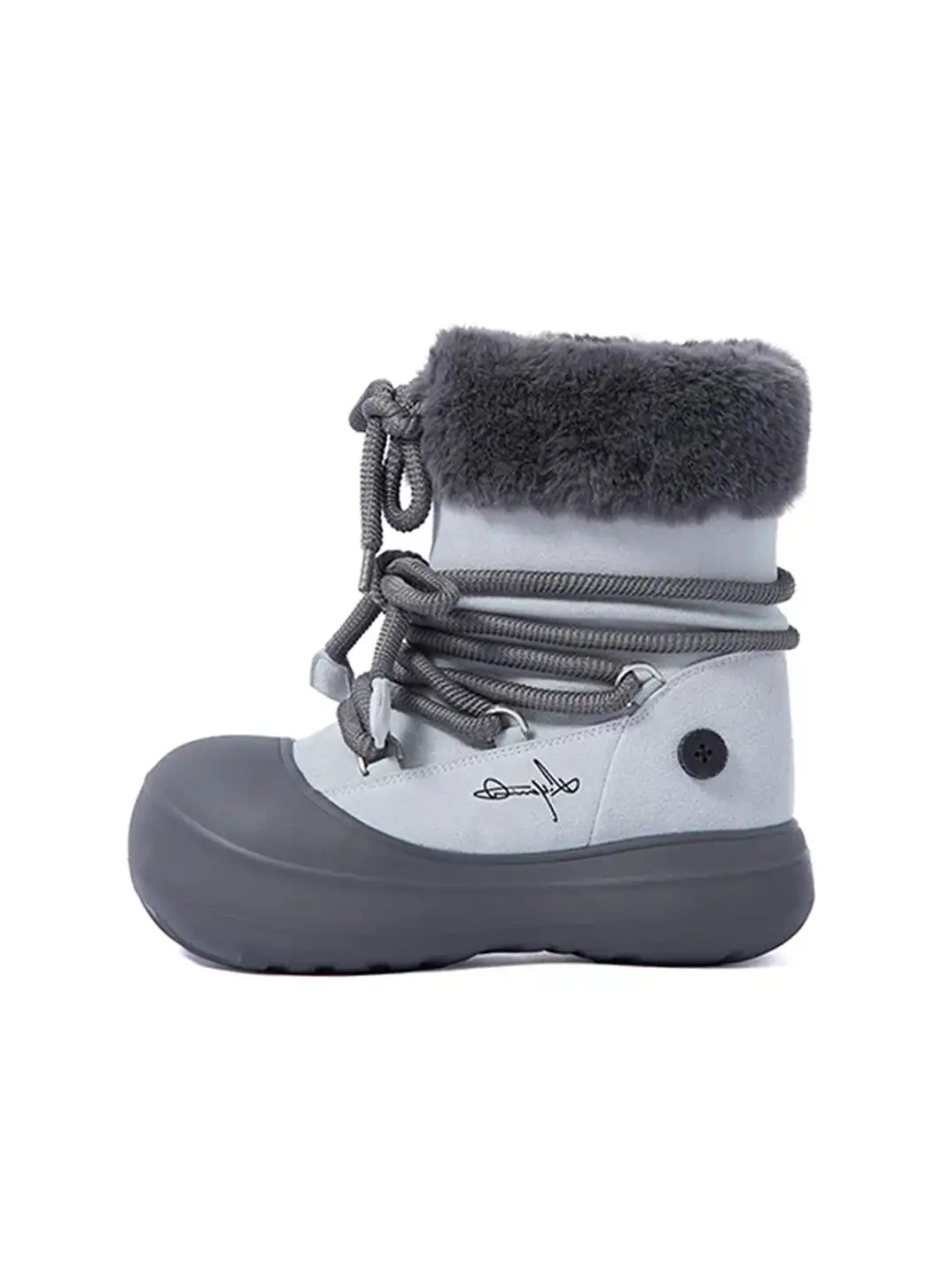 KILLWINNER丨Short Fur Long Tube Snow Boots