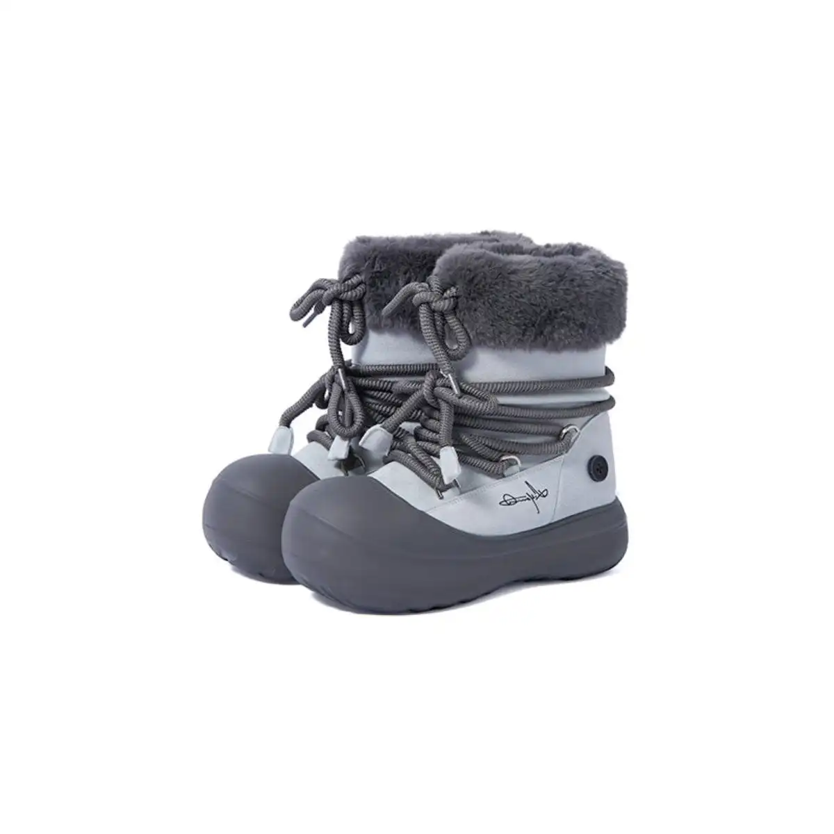 KILLWINNER丨Short Fur Long Tube Snow Boots