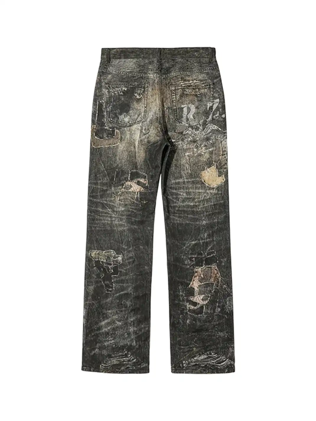 REGEN ZONE | Distressed Vintage Boro Pants