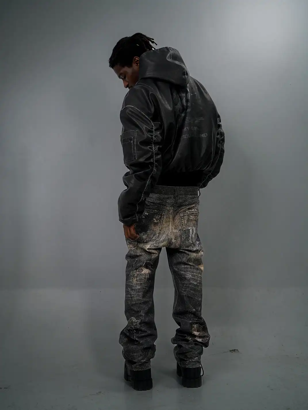 REGEN ZONE | Distressed Vintage Boro Pants