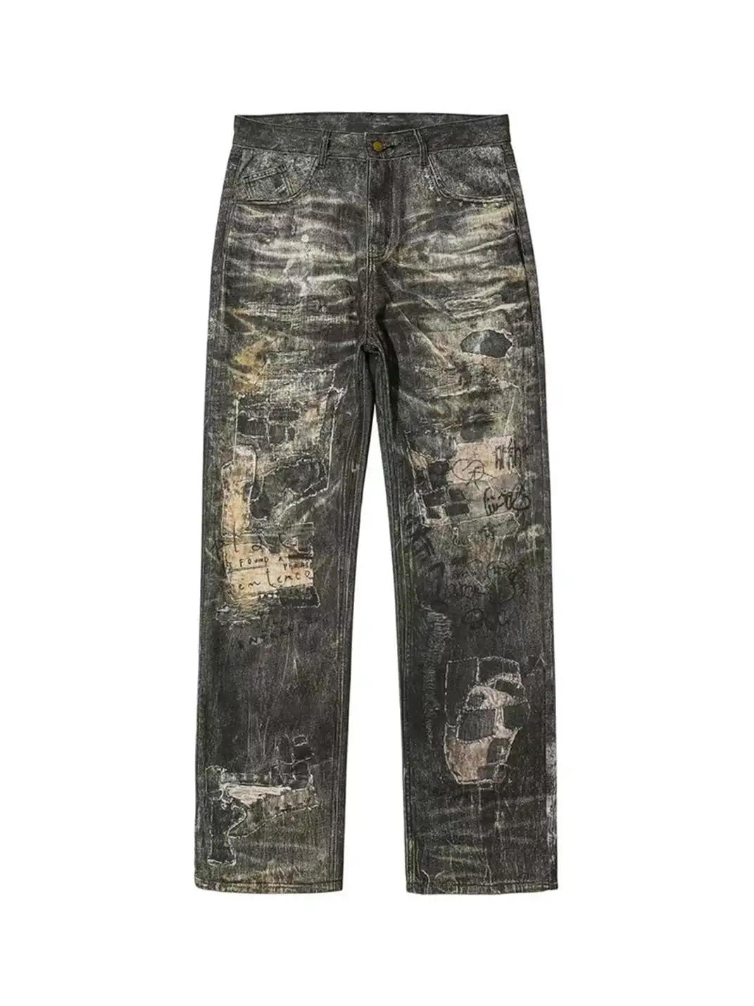 REGEN ZONE | Distressed Vintage Boro Pants