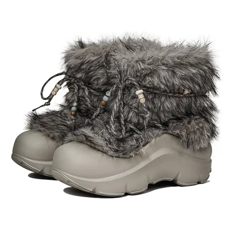 KAALIXTO丨Fur-Lined Snow Boots