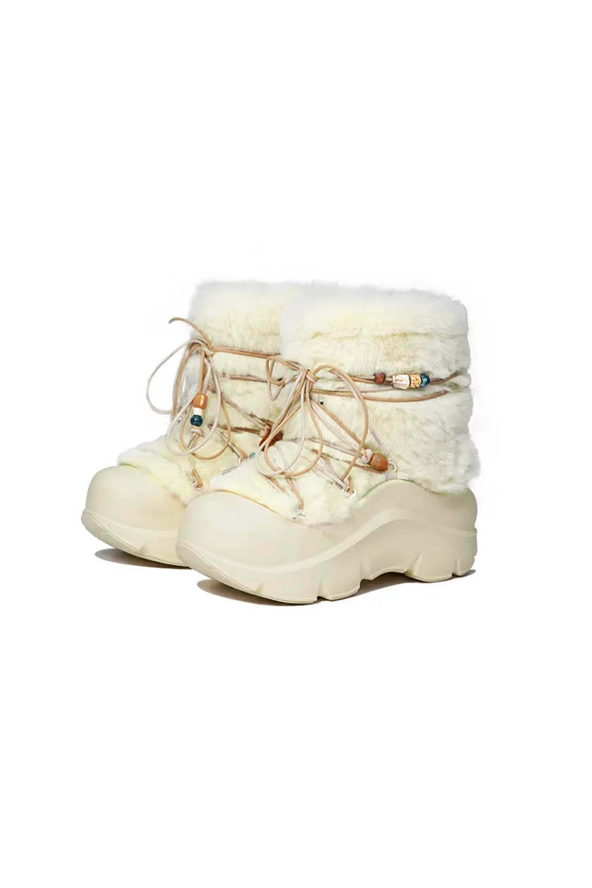 KAALIXTO丨Fur-Lined Snow Boots