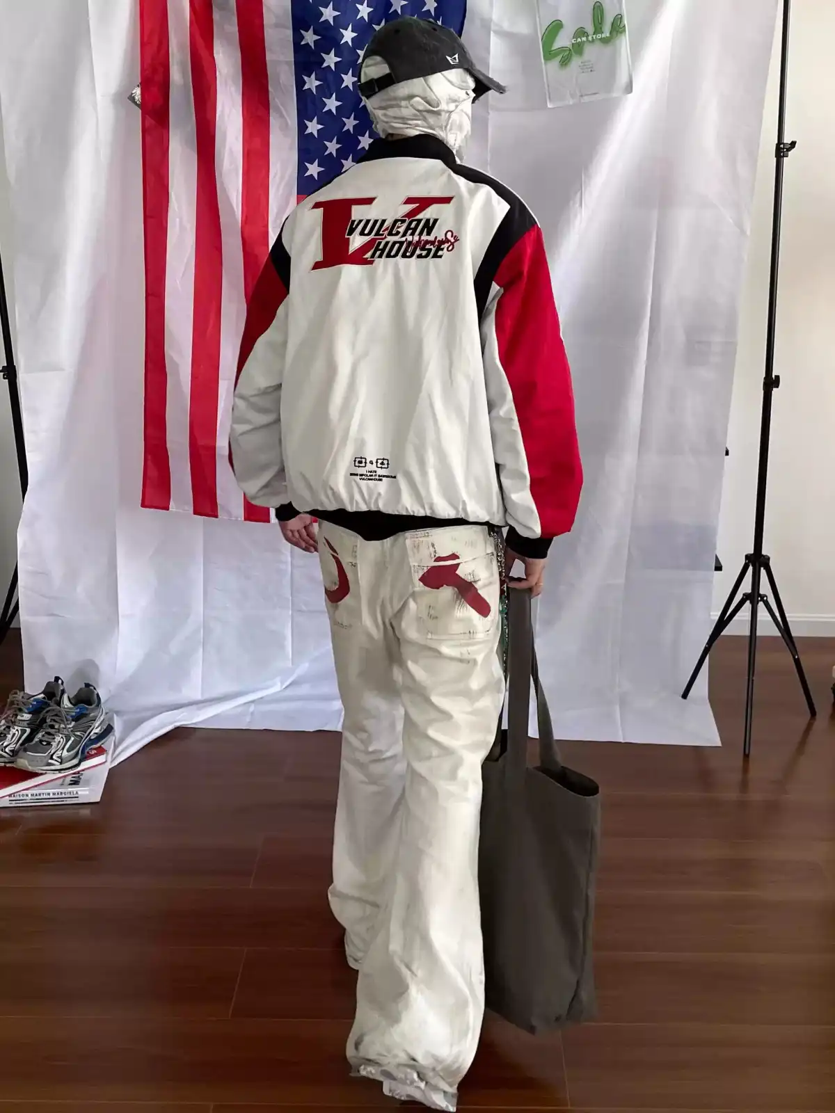 Vulcan | Red racing cotton jacket