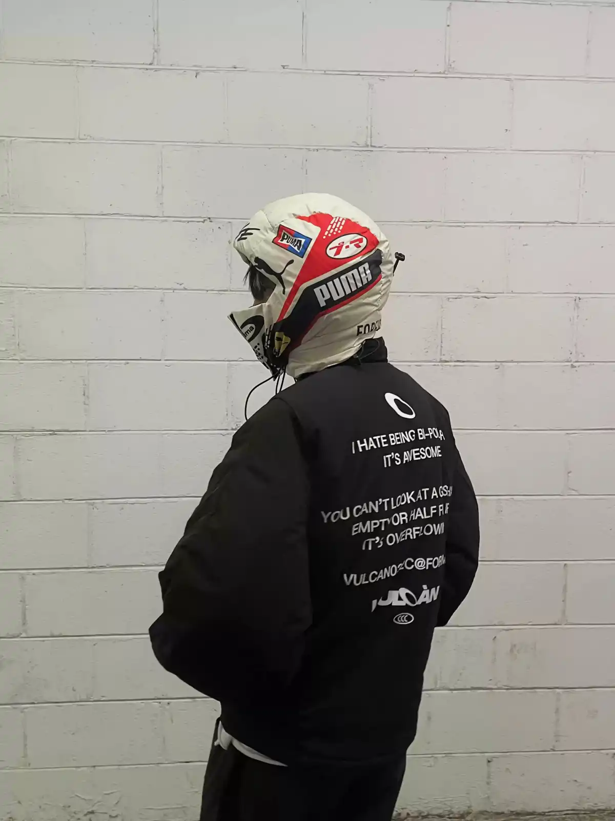 Vulcan | Slogan cotton padded jacket