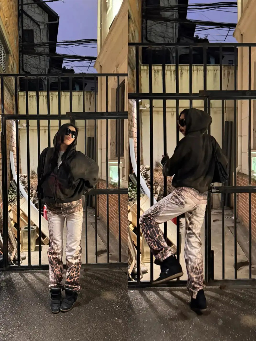 REGEN ZONE丨Leopard Gradient Pants