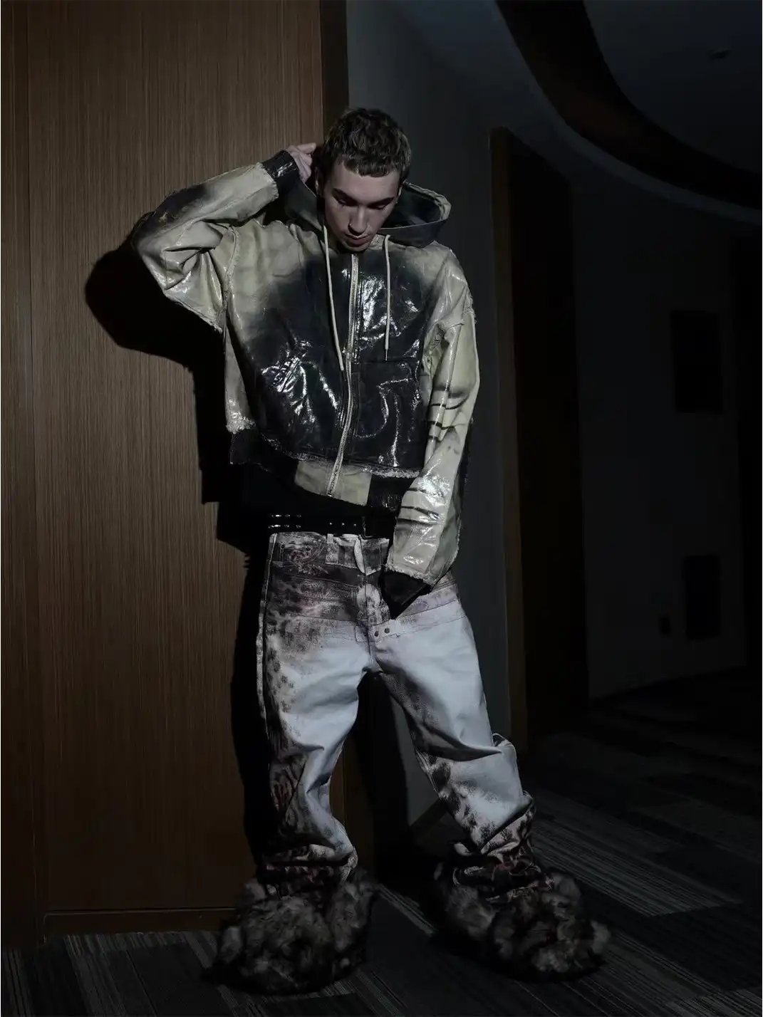 REGEN ZONE丨Leopard Gradient Pants