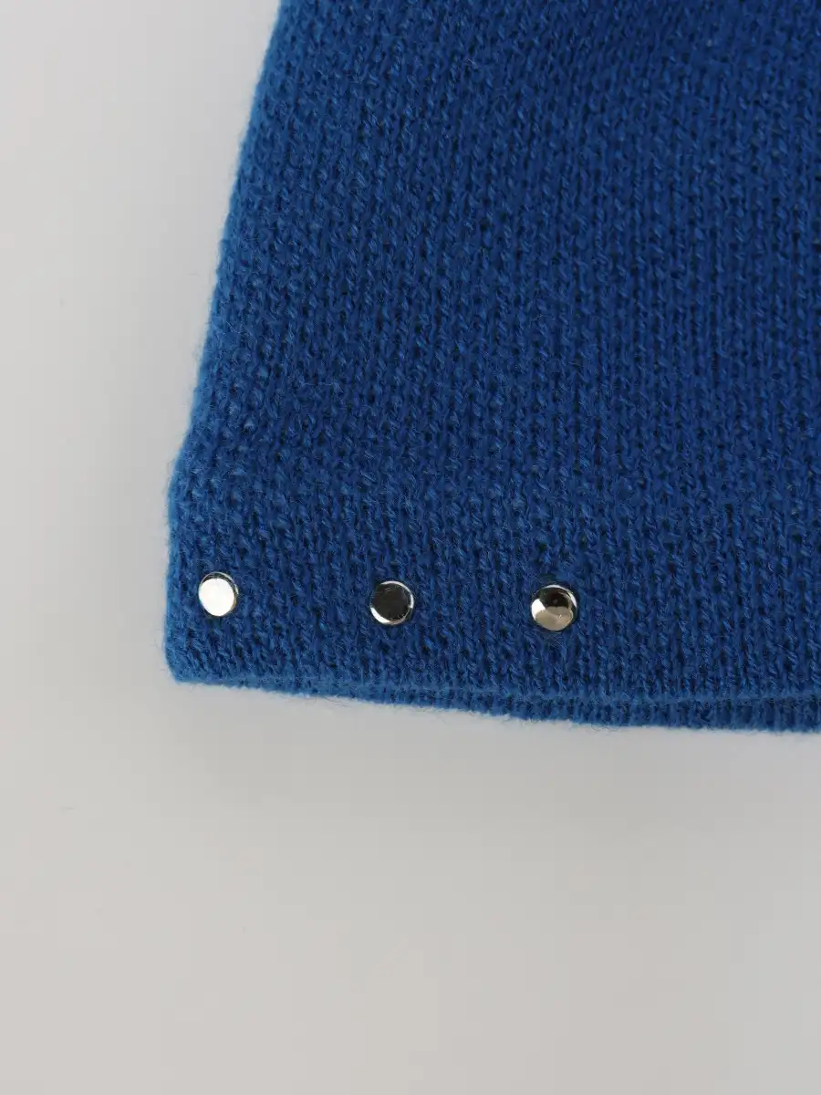 Vulcan | Blue Logo Knit Beanie - 3