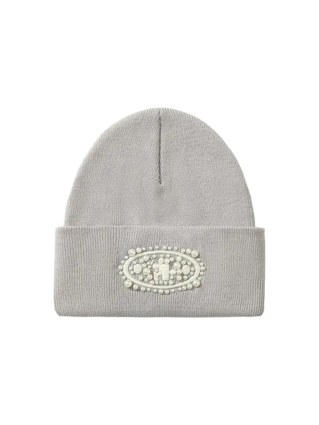 YADcrew丨Pearl Jigsaw Logo Knit Hat