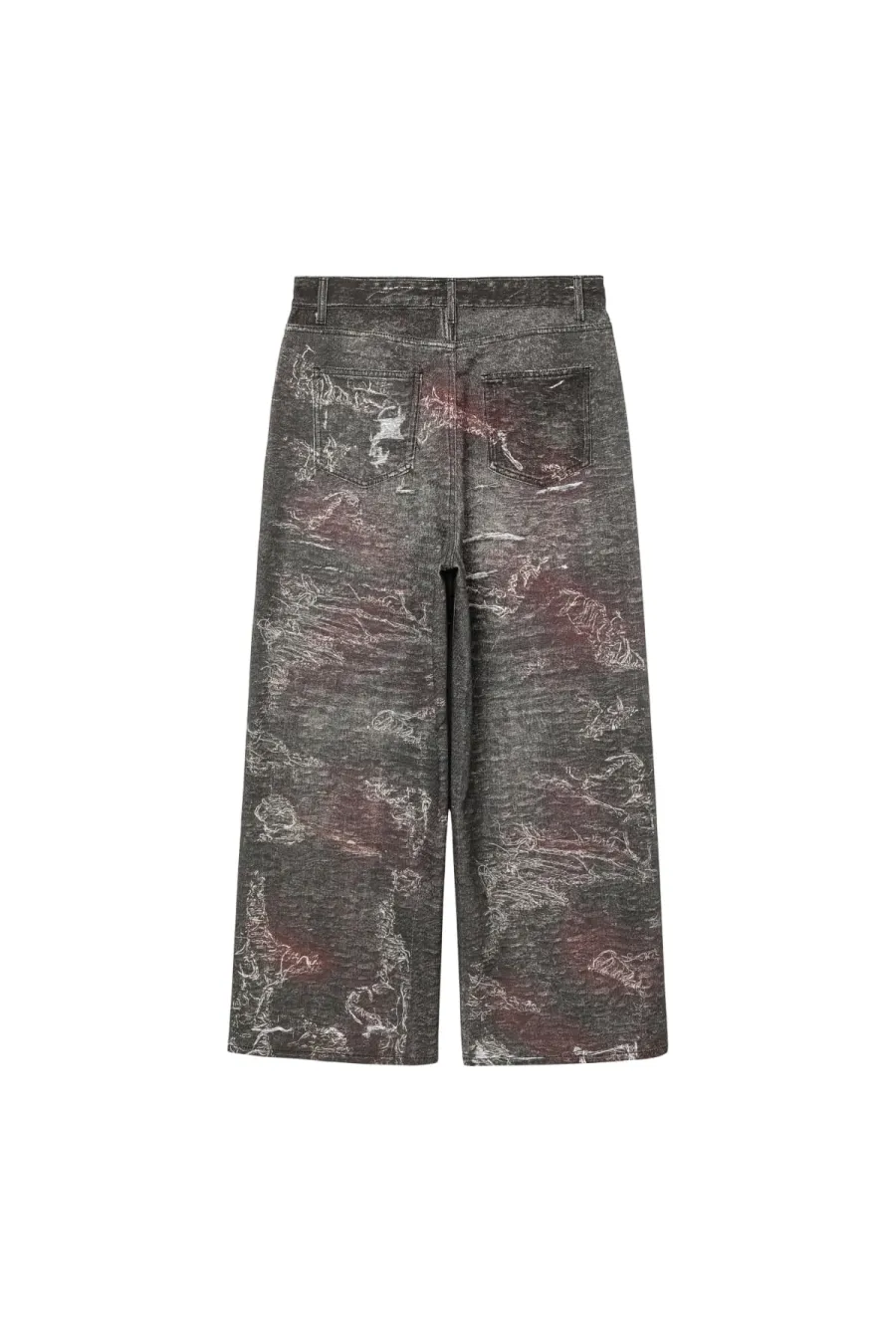 Dom Distressed Red Rust Jeans - 2