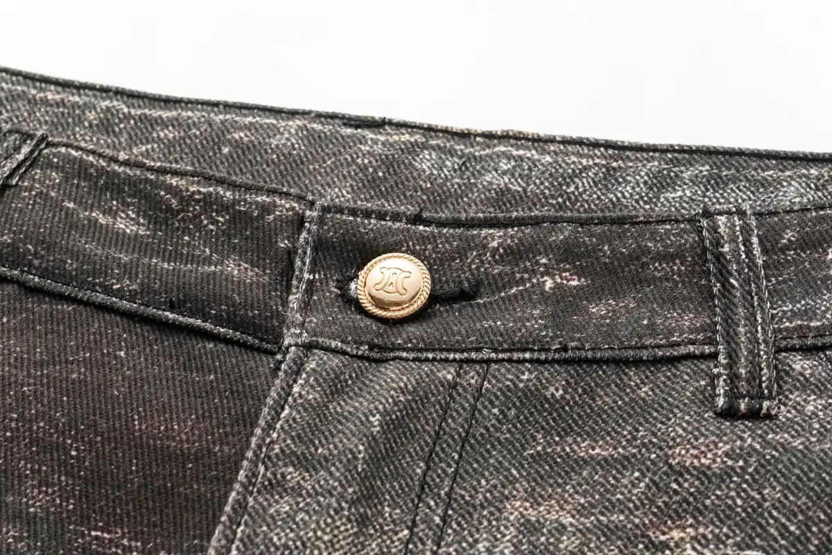 Dom Distressed Red Rust Jeans