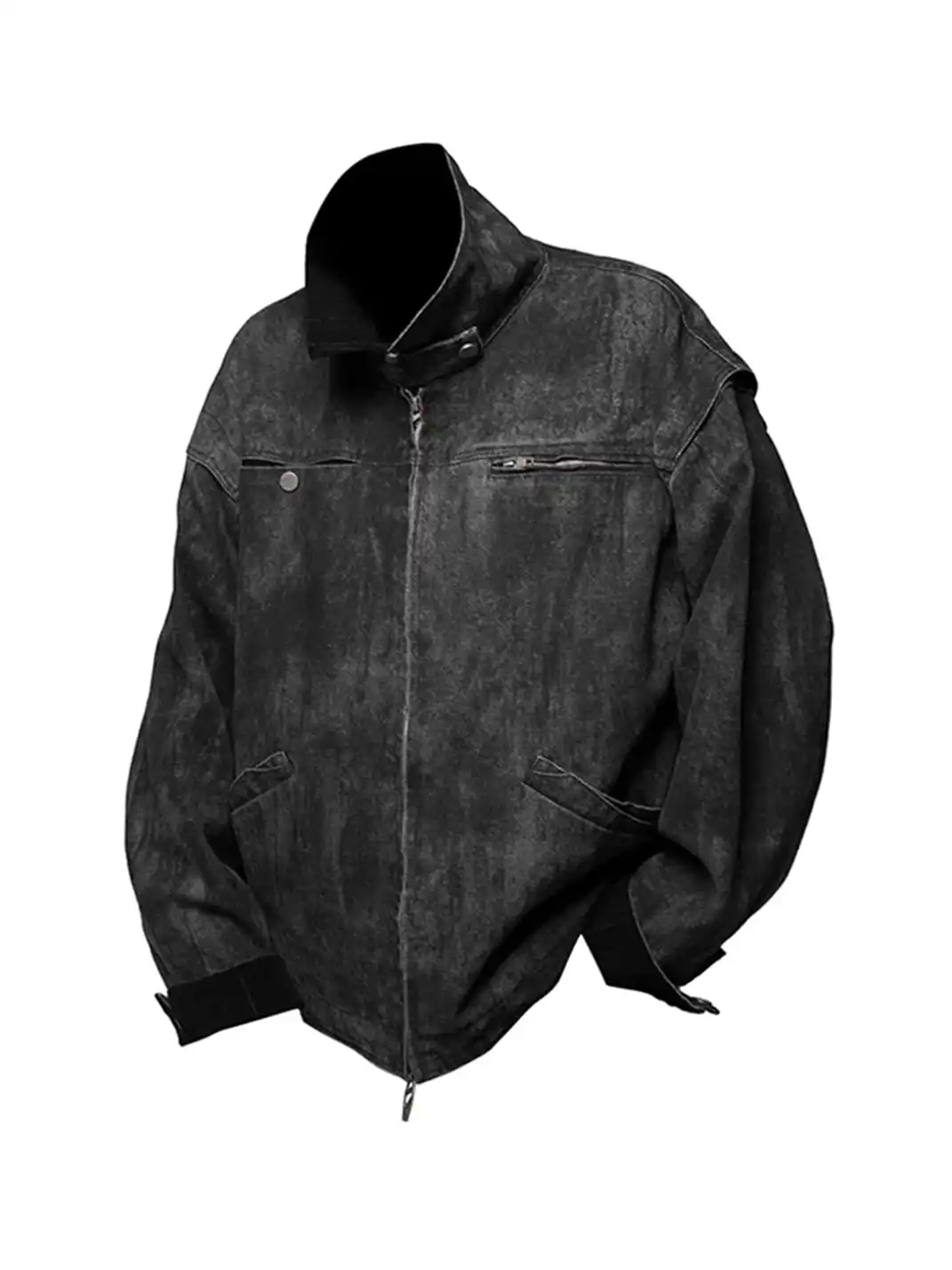 RELABEL丨Distressed Washed Multi-Pocket Jacket