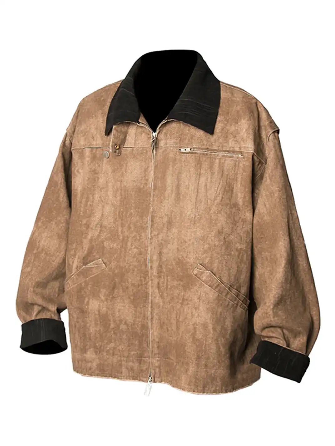 RELABEL丨Distressed Washed Multi-Pocket Jacket
