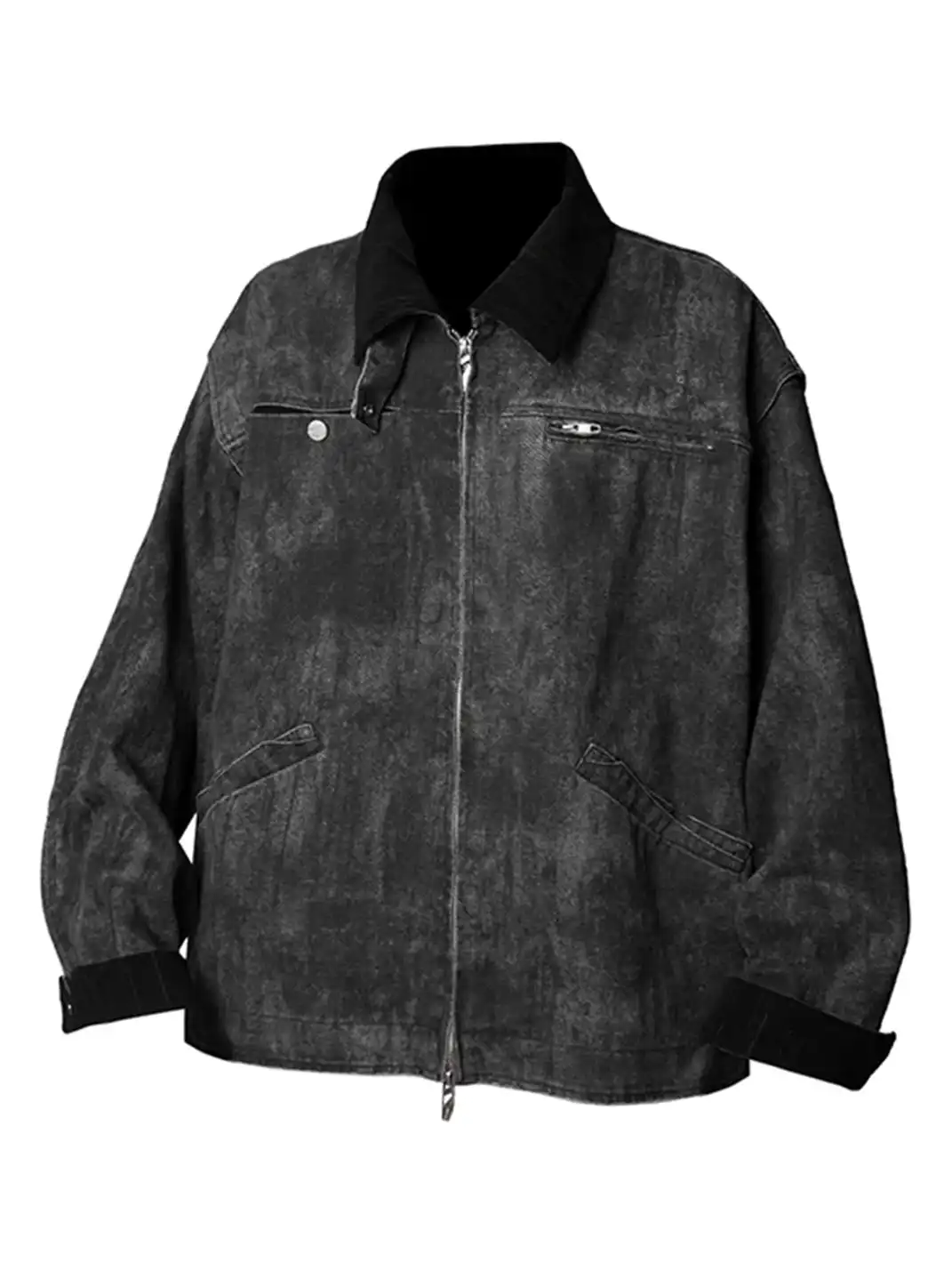 RELABEL丨Distressed Washed Multi-Pocket Jacket