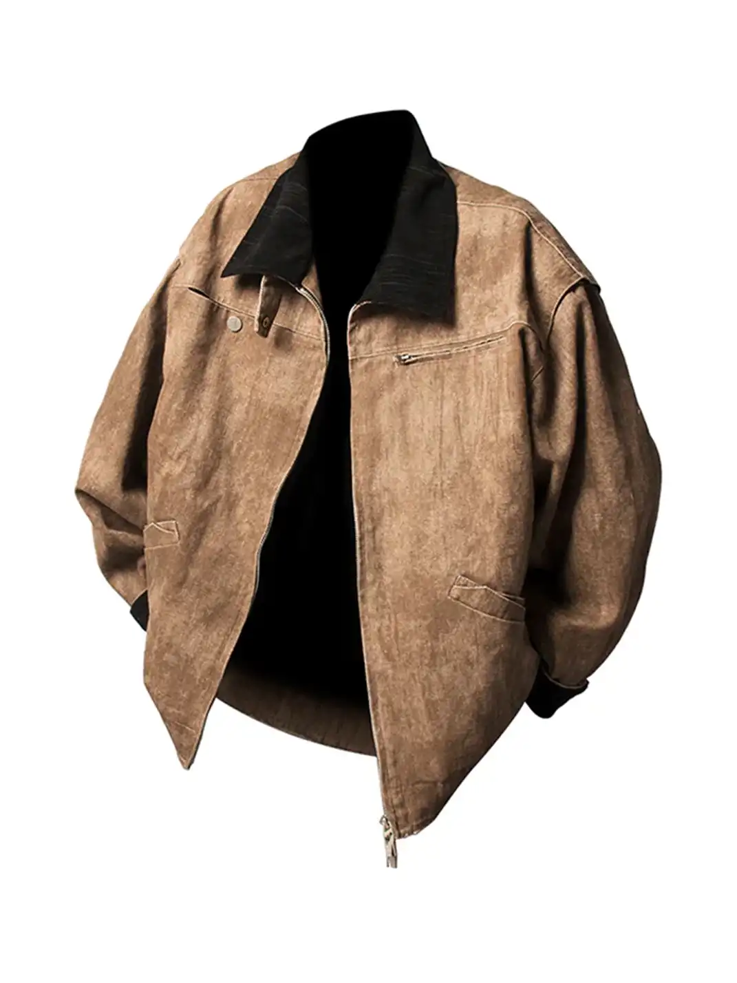 RELABEL丨Distressed Washed Multi-Pocket Jacket