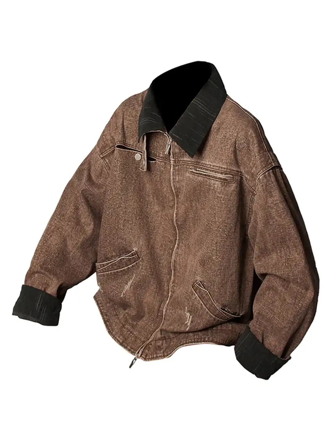 RELABEL丨Distressed Washed Multi-Pocket Jacket