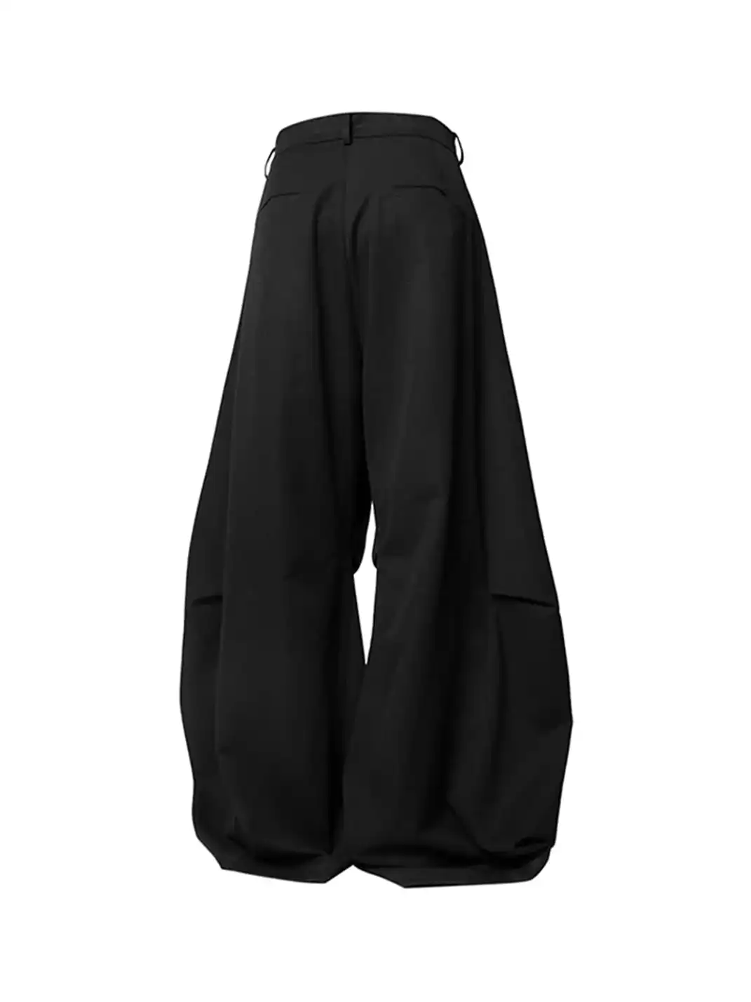 RELABEL丨Pleated And Draped Loose-Fitting Scimitar Suit Pants