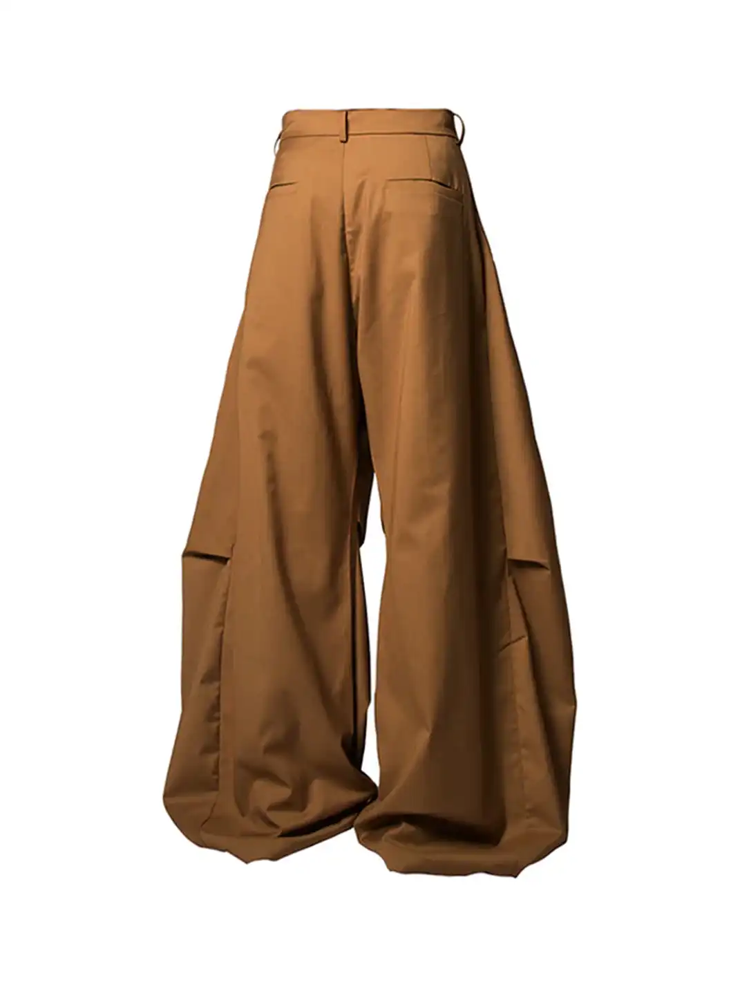 RELABEL丨Pleated And Draped Loose-Fitting Scimitar Suit Pants
