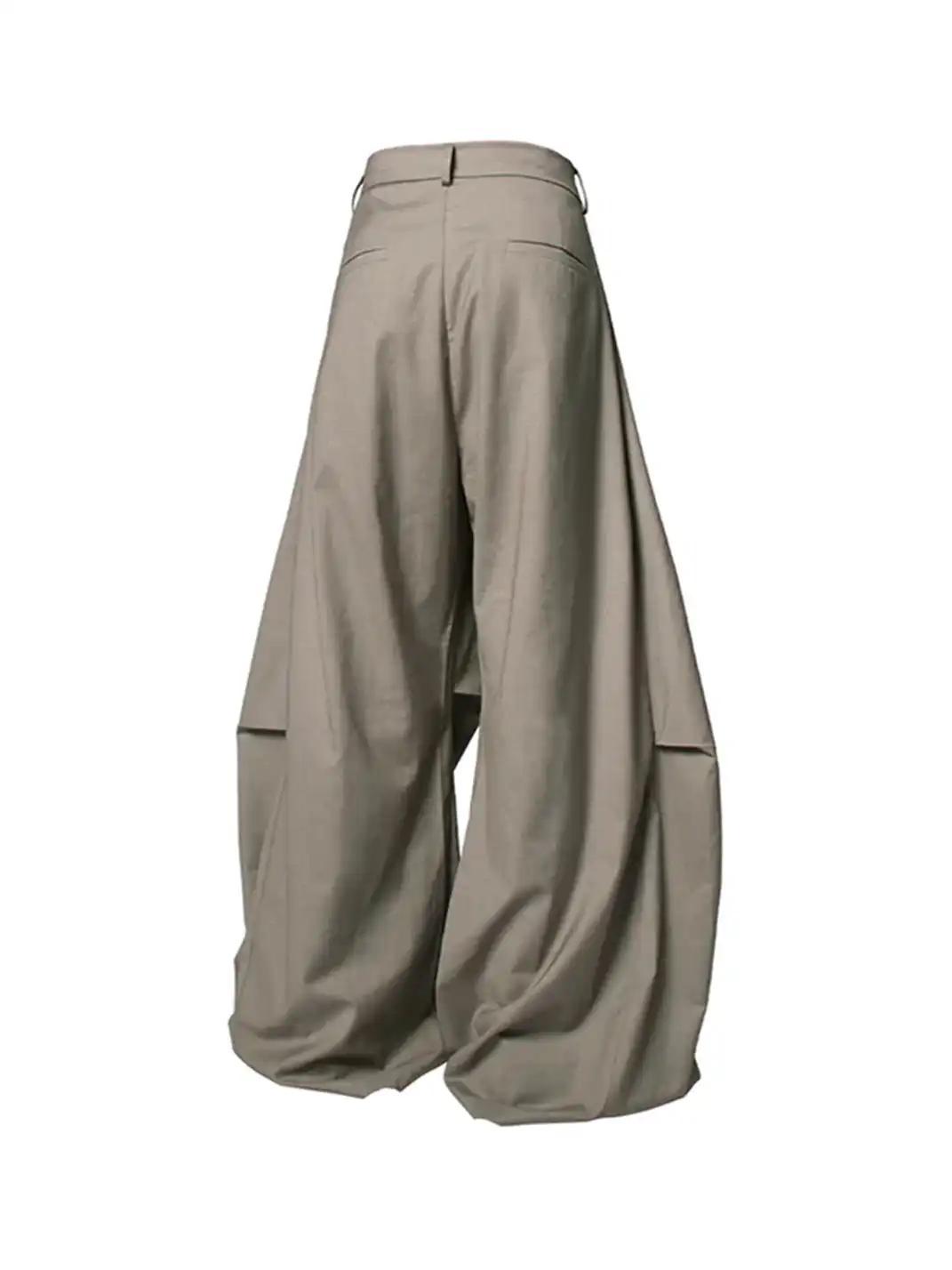 RELABEL丨Pleated And Draped Loose-Fitting Scimitar Suit Pants