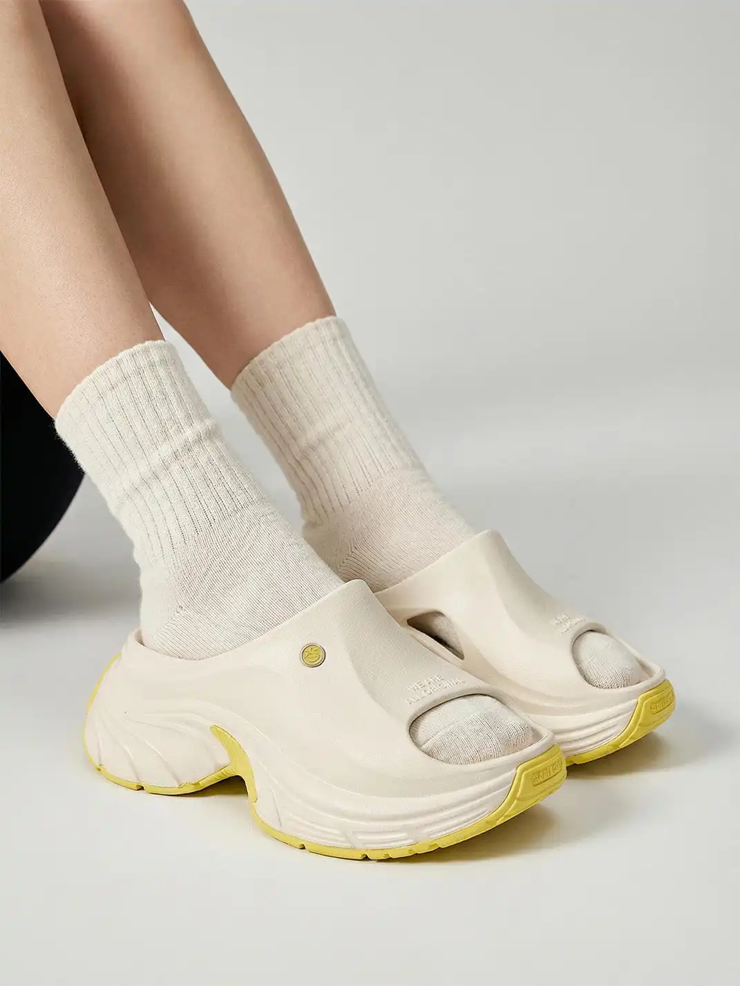 SMILEY丨Starfish Series Slippers-White