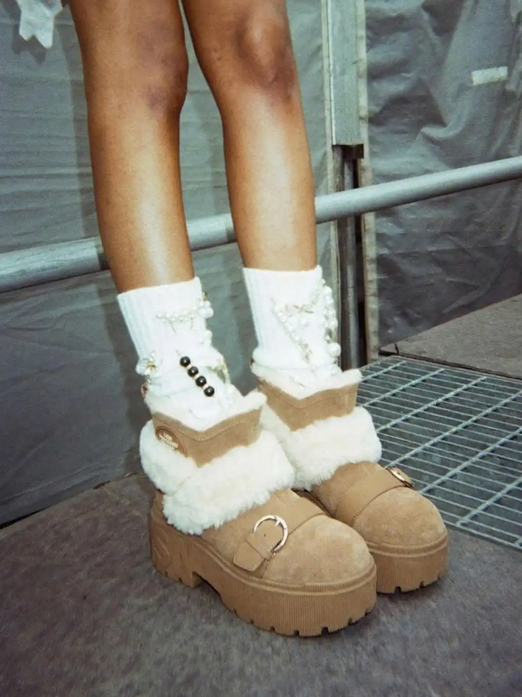 SMILEY丨Short Snow Boots-Camel