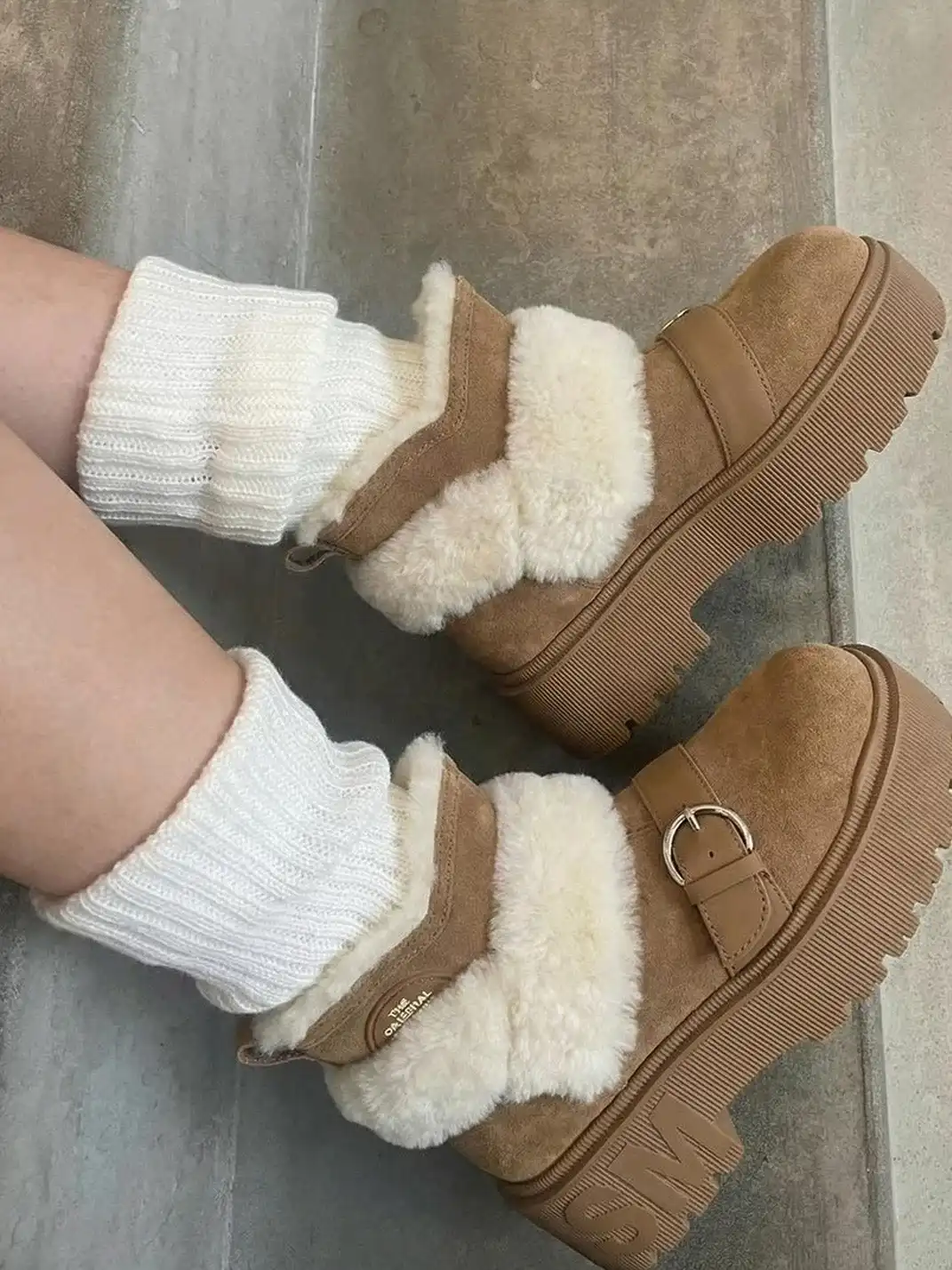 SMILEY丨Short Snow Boots-Camel