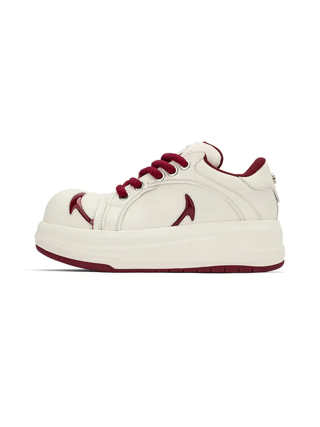 SMILEY丨Big Head Shoes Series-White/Red