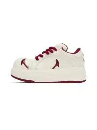SMILEY丨Big Head Shoes Series-White/Red