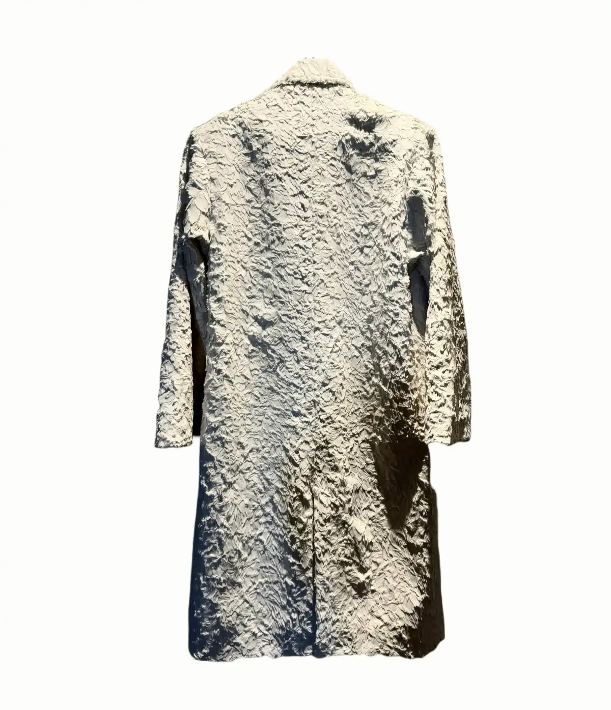 "BEDLAM" Crushed Plaster Sculpture Coat